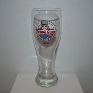Bubba Gump Shrimp Co. Maui Pilsner Beer Glass Cup Restaurant & Market 2005
